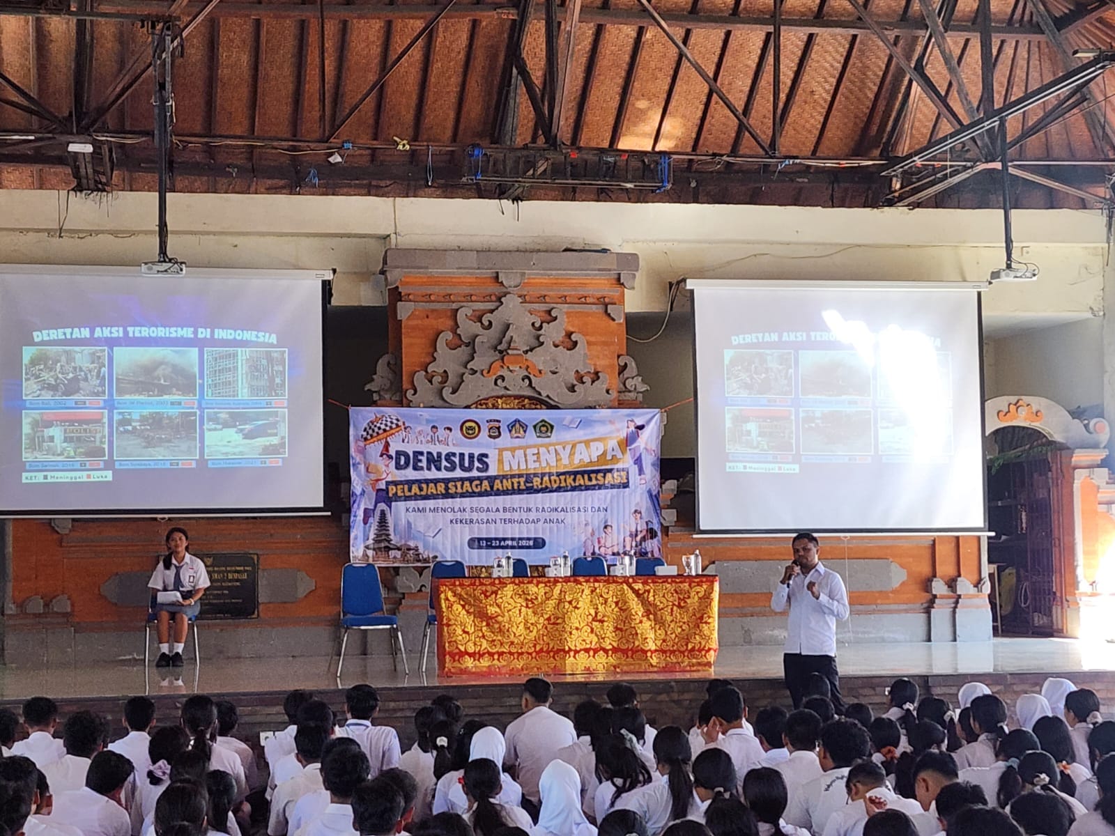 Densus 88 Gelar Roadshow “Ratakan Bali Pro Max”, Ajak Pelajar Perkuat Peran Lawan Radikalisme