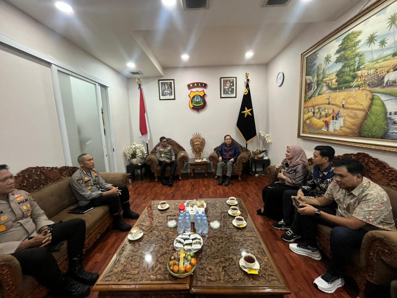 Wakapolda Bali Terima Kunjungan Universitas Siber Asia, Bahas Penguatan SDM Siber