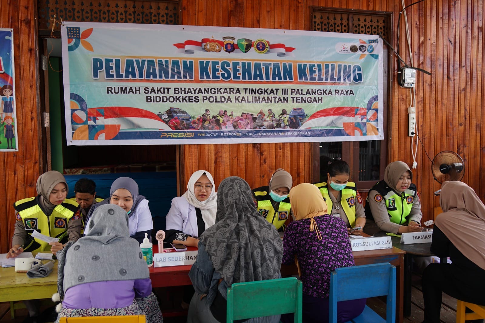 Rumkit Bhayangkara Jemput Bola, Posyandu Keliling Layani Warga Mendawai Hingga ke Lingkungan Permukiman