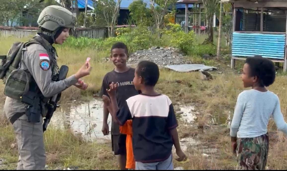 Satgas Operasi Damai Cartenz 2026 Perkuat Keamanan dan Kedekatan Humanis dengan Masyarakat Kenyam