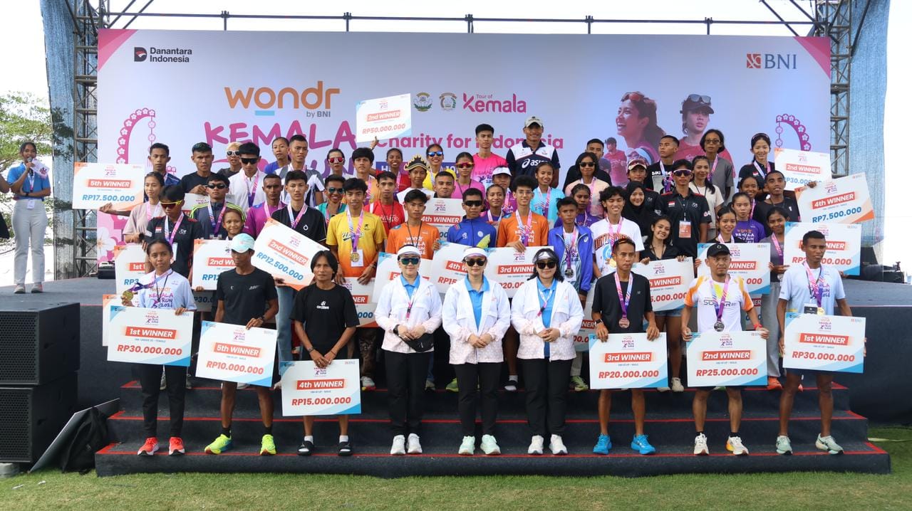 Kapolda dan Ketua Bhayangkari Kalteng Meriahkan Kemala Run 2026 di Bali, Gaungkan Aksi Charity untuk Indonesia