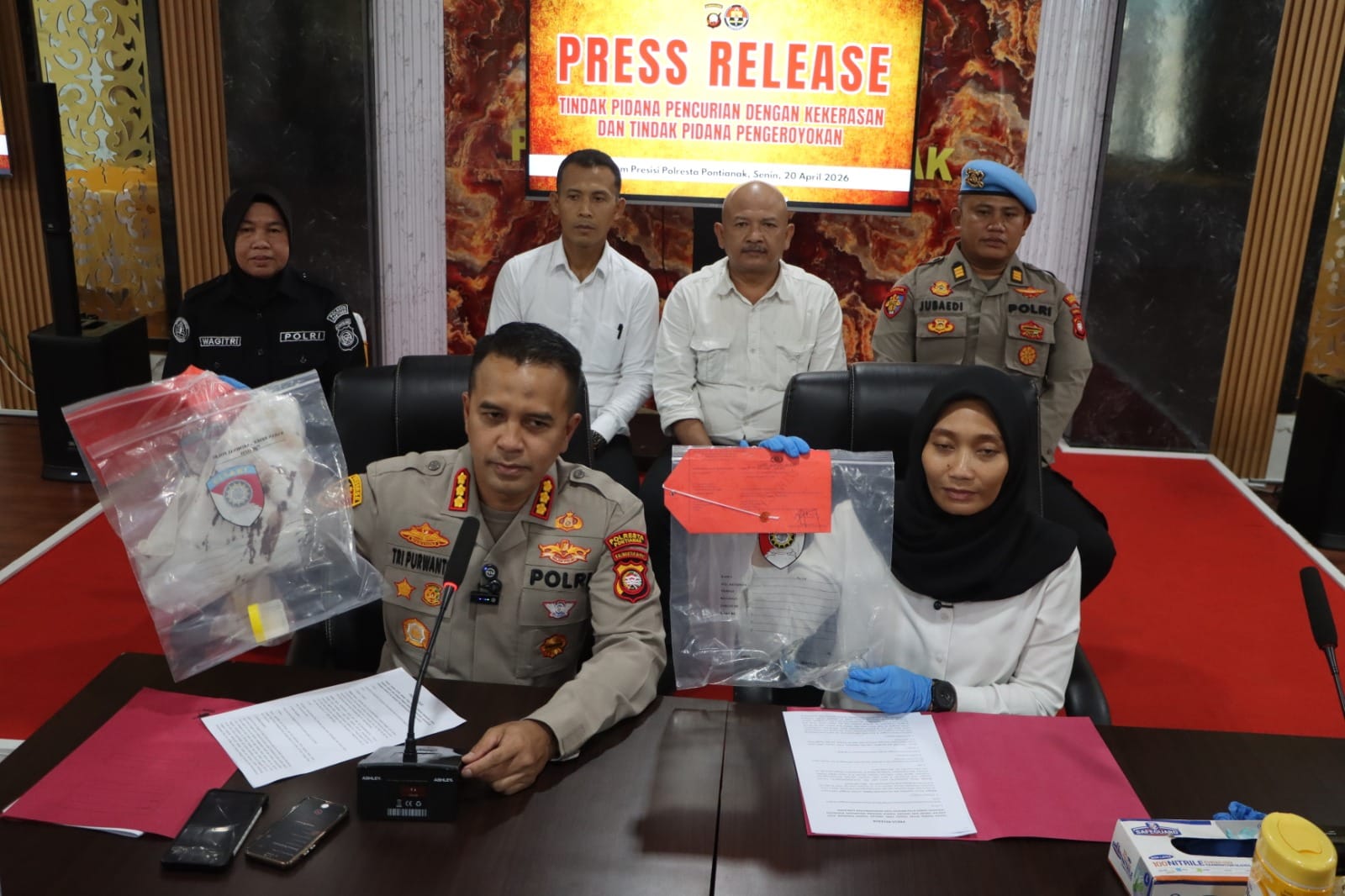 Pengeroyokan Brutal di Warkop Ayong Terungkap, Polresta Pontianak Kejar Dua Pelaku Buron