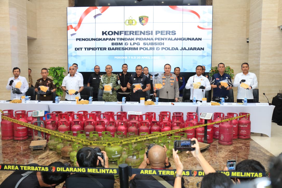 Dalam 13 Hari, Polri Amankan 330 Tersangka Kasus Penyalahgunaan BBM dan LPG Subsidi