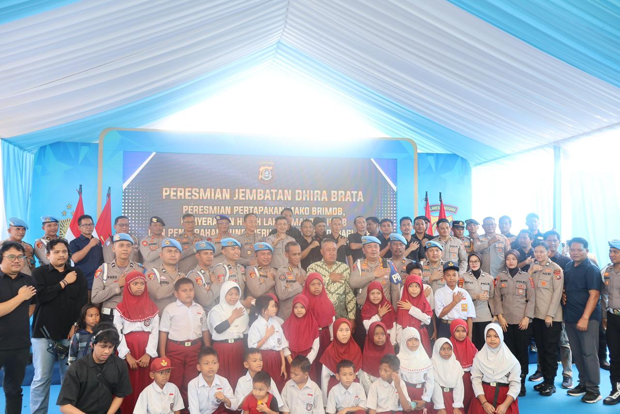 Wakapolri Resmikan Jembatan Perintis Dhira Brata, Wujud Instruksi Presiden Prabowo