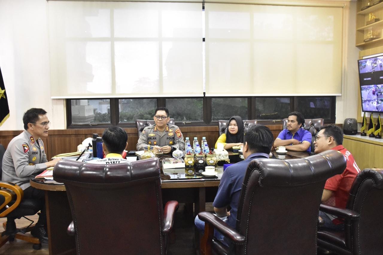 Polda Jambi Jalin Silaturahmi dengan PWI, Fokus Hadapi Era Informasi Digital