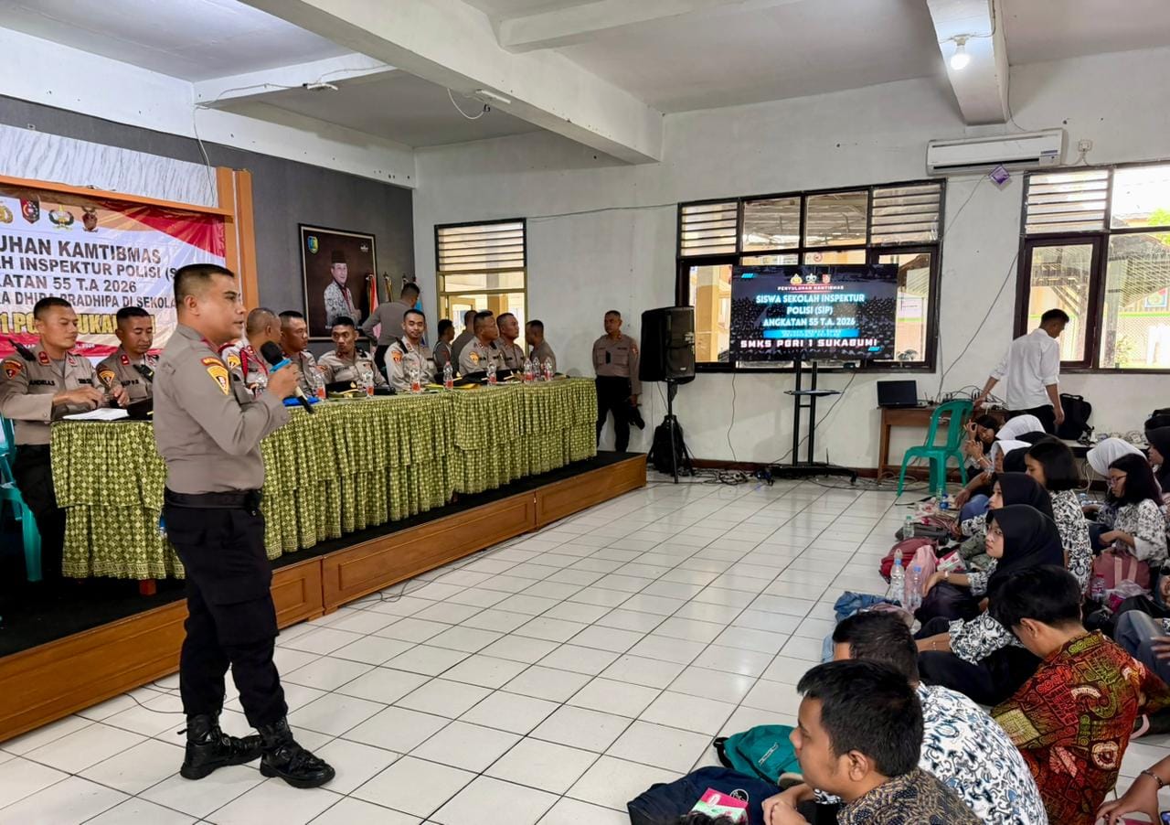 Siswa SIP Angkatan 55 Sambangi SMKS PGRI 1 Sukabumi, Sosialisasikan Bahaya Narkoba