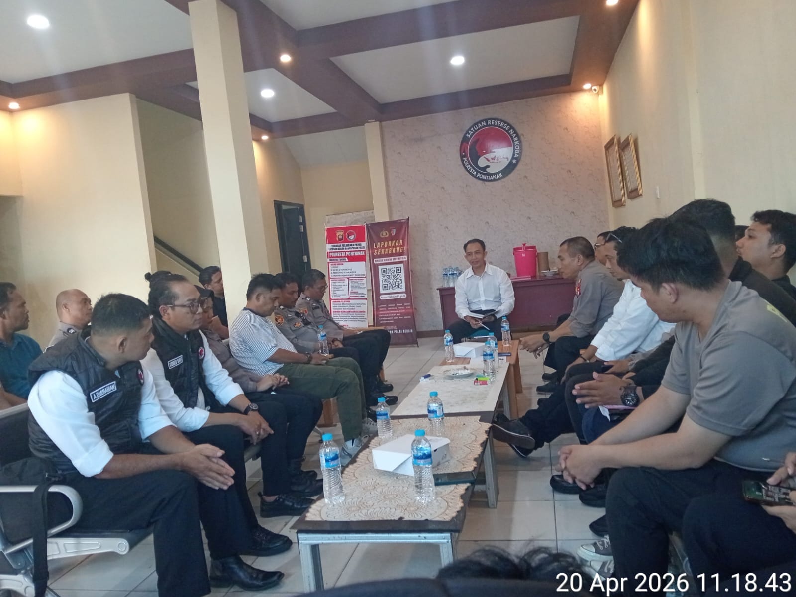 Satresnarkoba Polresta Pontianak Gelar Anev Bulanan, Tekankan Peningkatan Kinerja dan Kepatuhan SOP