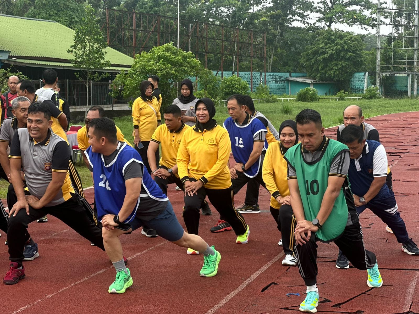 Uji Fisik Berkala Digelar Bag SDM Polresta Pontianak, Personel Jalani Tes Kesamaptaan Semester I 2026