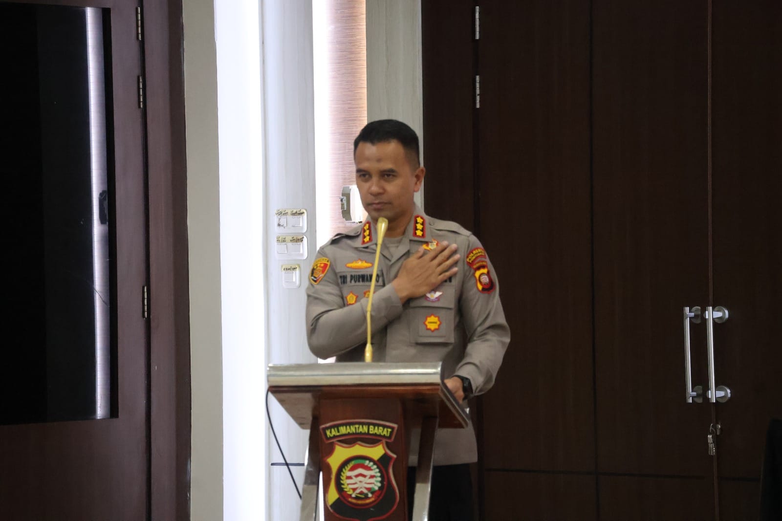 Polresta Pontianak Siapkan Pengamanan May Day 2026 Lewat Tactical Floor Game