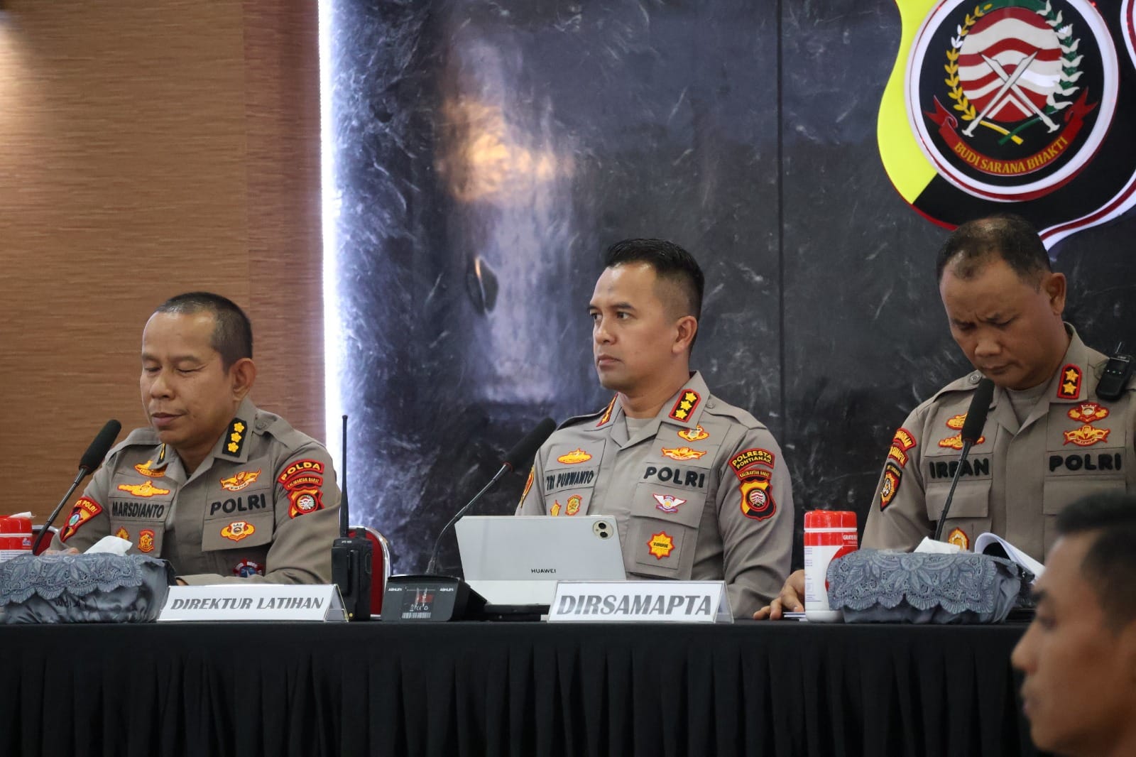 Polresta Pontianak Gelar Tactical Floor Game untuk Pengamanan May Day 2026