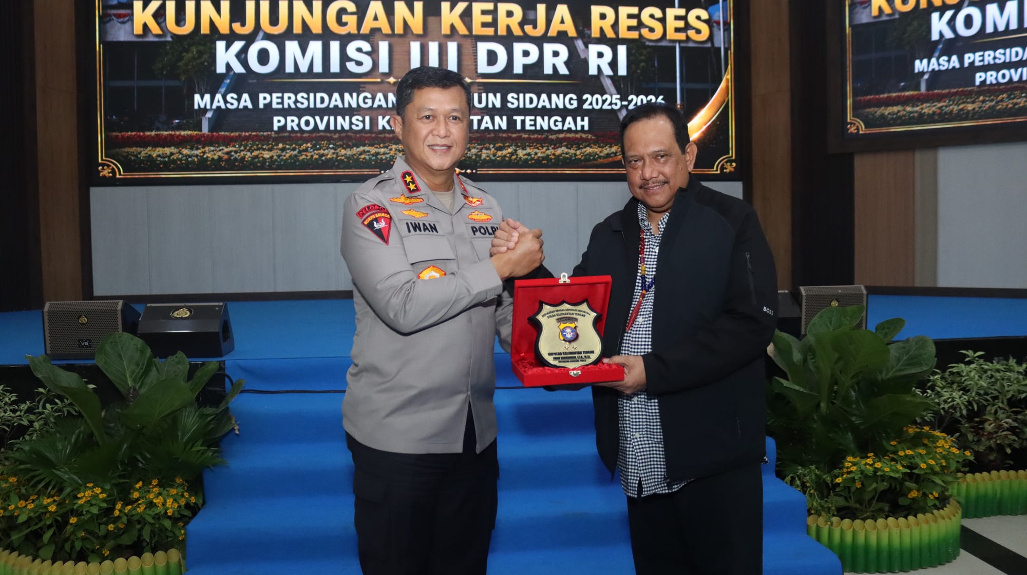 Kunjungan Kerja ke Provinsi Kalteng, Komisi III DPR RI Apresiasi Kinerja Polda Kalteng