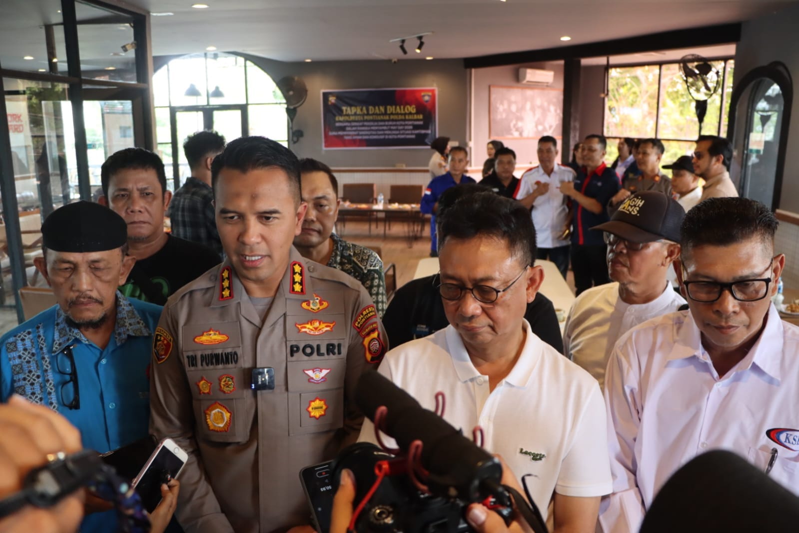 Jelang May Day 2026 Kapolresta Pontianak dan Forkopimda Dialog Bersama Serikat Pekerja