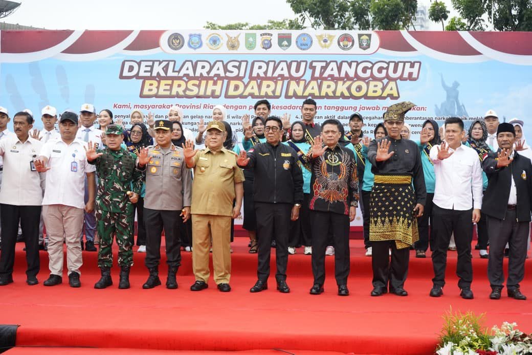 Satgas Anti Narkoba Resmi Dibentuk di Riau, Pemprov dan Polda Tegas Perangi Peredaran