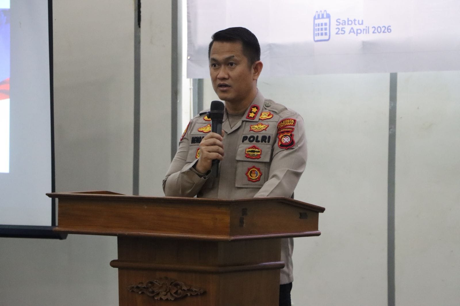 Wakapolresta Pontianak Hadir di Harlah ke-66 PMII, Bahas Wawasan Kebangsaan