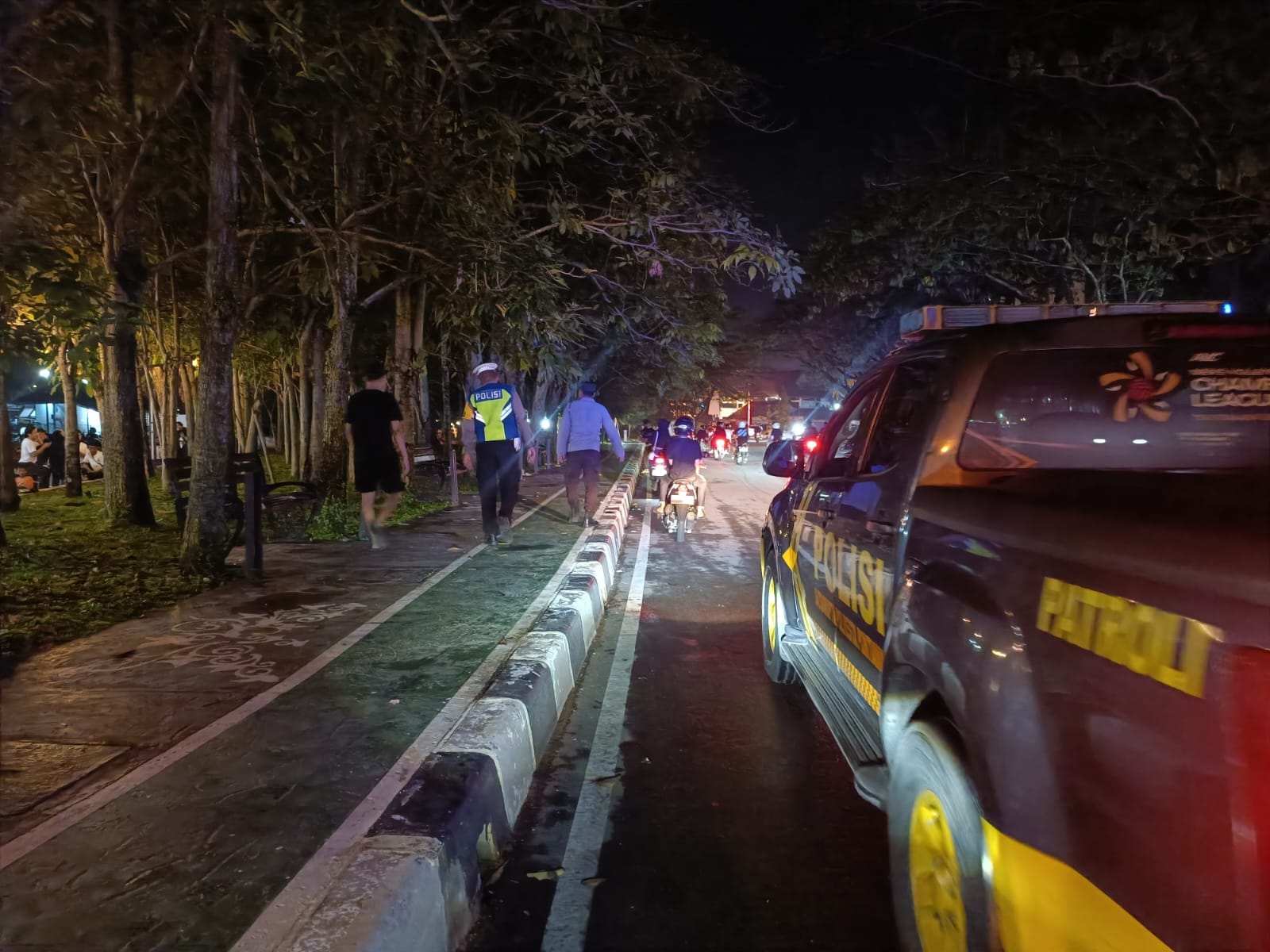 Respon Cepat Enggang Selatan Bubarkan Balap Liar, Polisi Beri Imbauan Humanis.