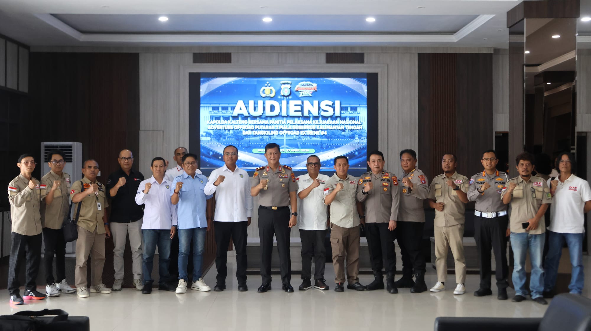 Kapolda Kalteng Sambut Kunjungan IOF, Pererat Sinergi dan Kolaborasi