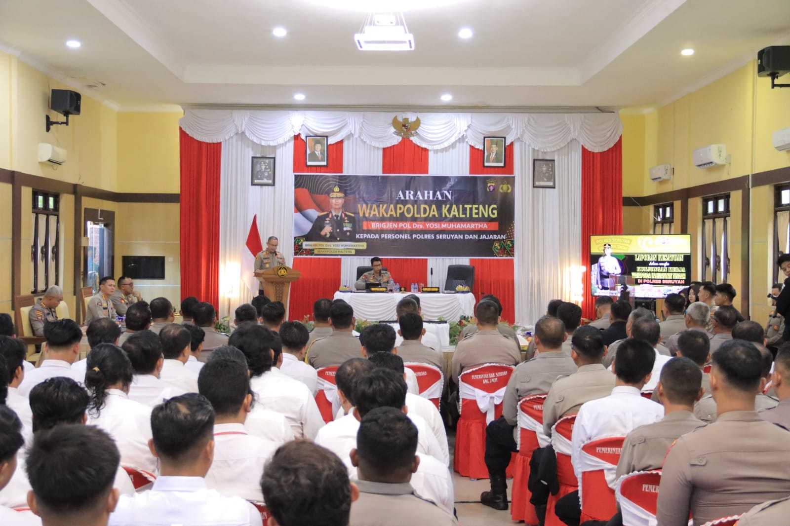 Wakapolda Kalteng Tekankan Transformasi Pelayanan Polri, Saat Kunker di Polres Seruyan