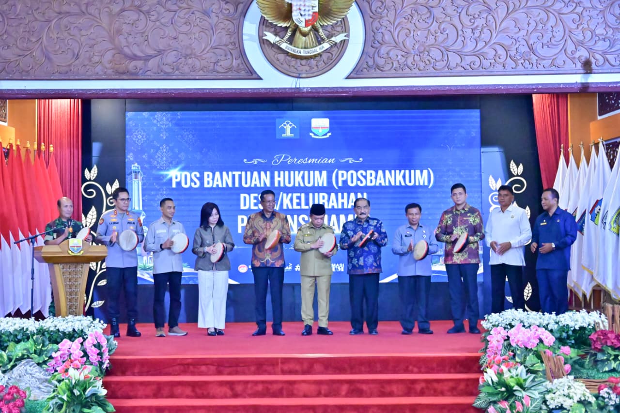 Kapolda Polda Jambi Resmikan Pos Bantuan Hukum di Desa dan Kelurahan