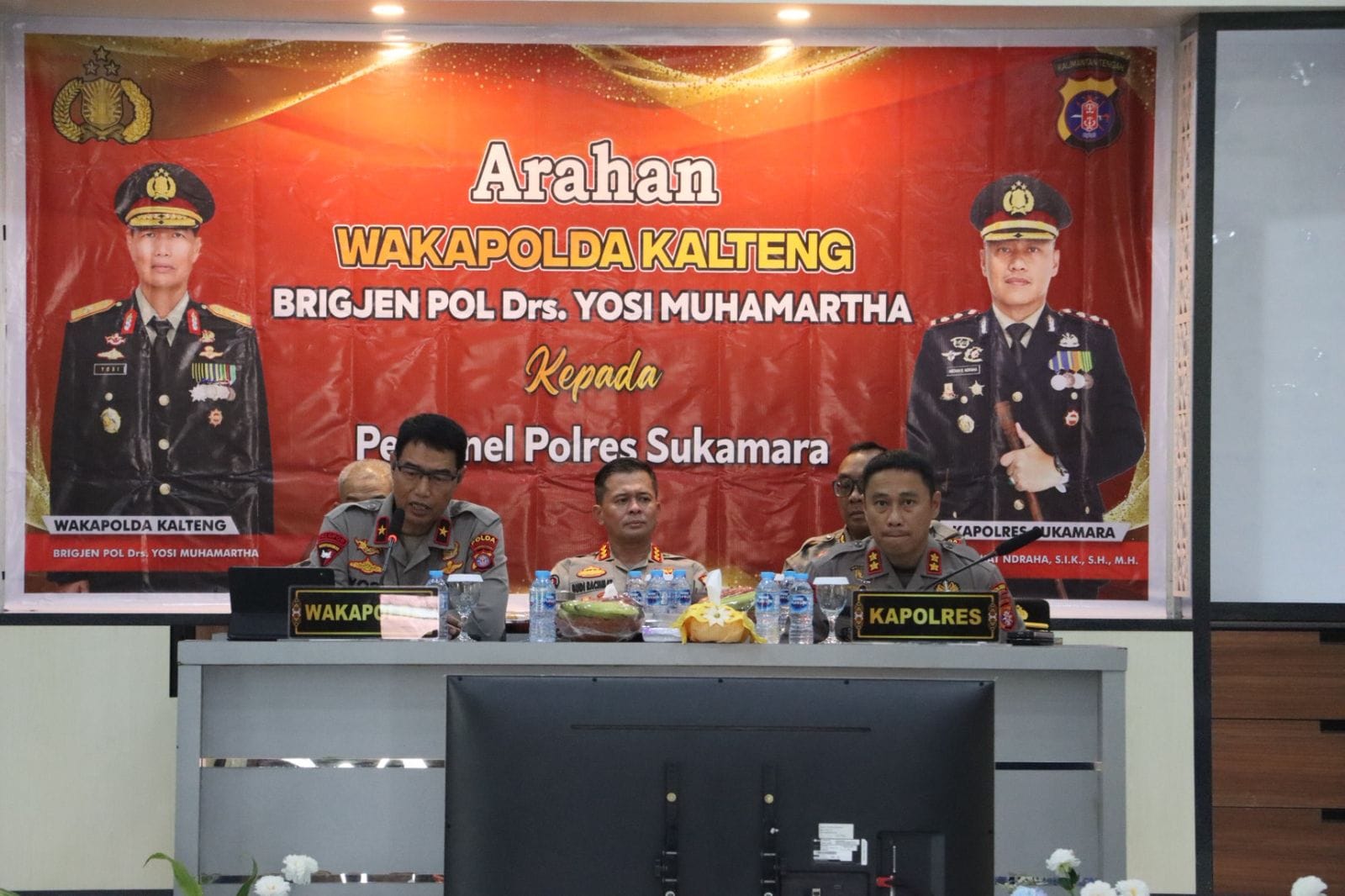 Wakapolda Kalteng Minta Personel Polres Sukamara Perkuat Disiplin dan Pengawasan Internal