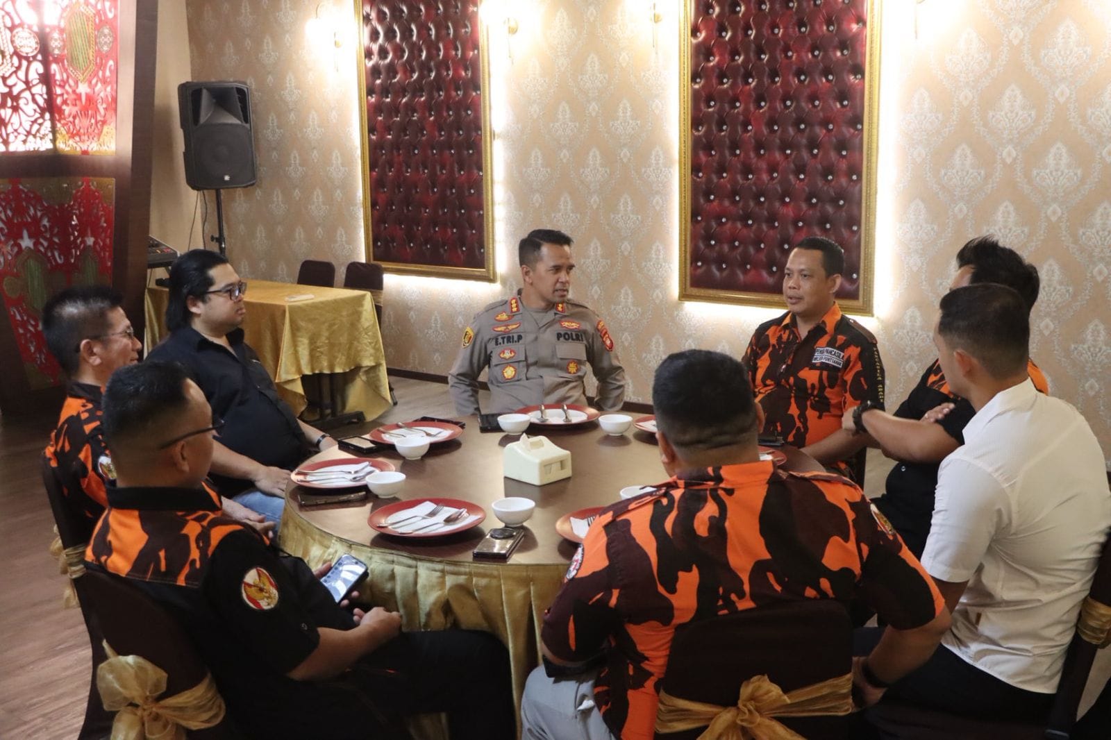 Kapolresta Pontianak Perkuat Sinergitas dengan MPC Pemuda Pancasila Kota Pontianak