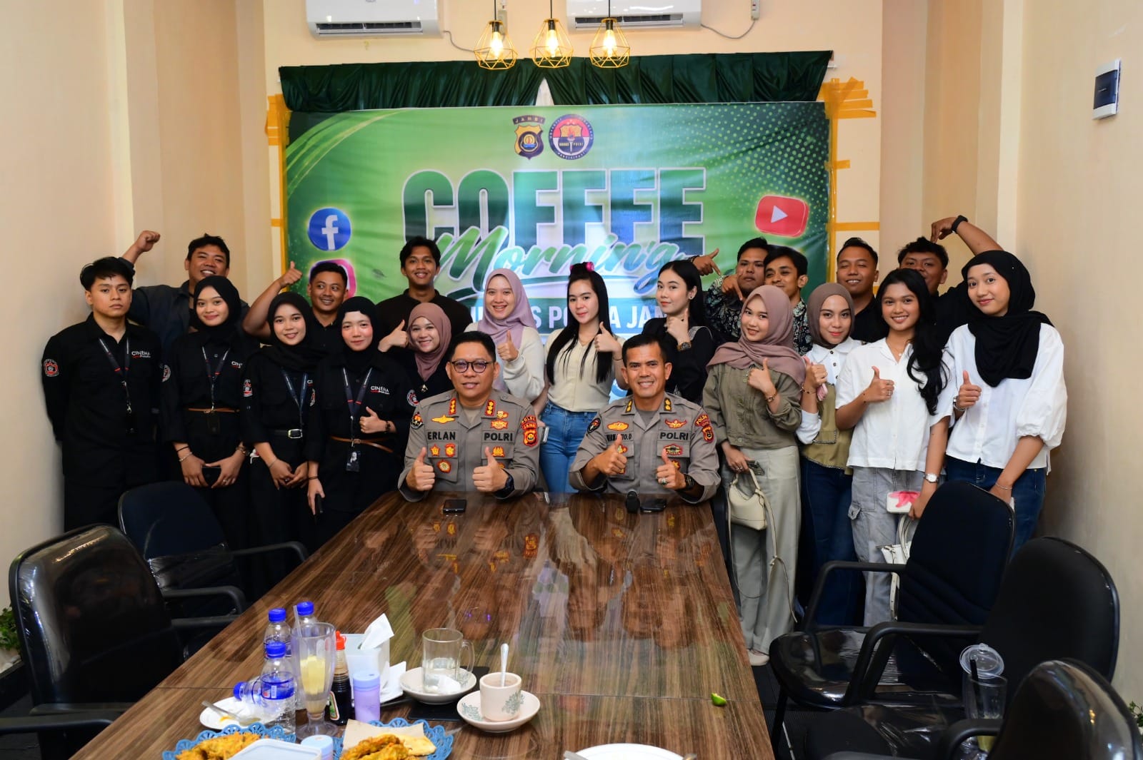 Bidhumas Polda Jambi Gelar Coffee Morning Bersama Pegiat Media Sosial dan Influencer