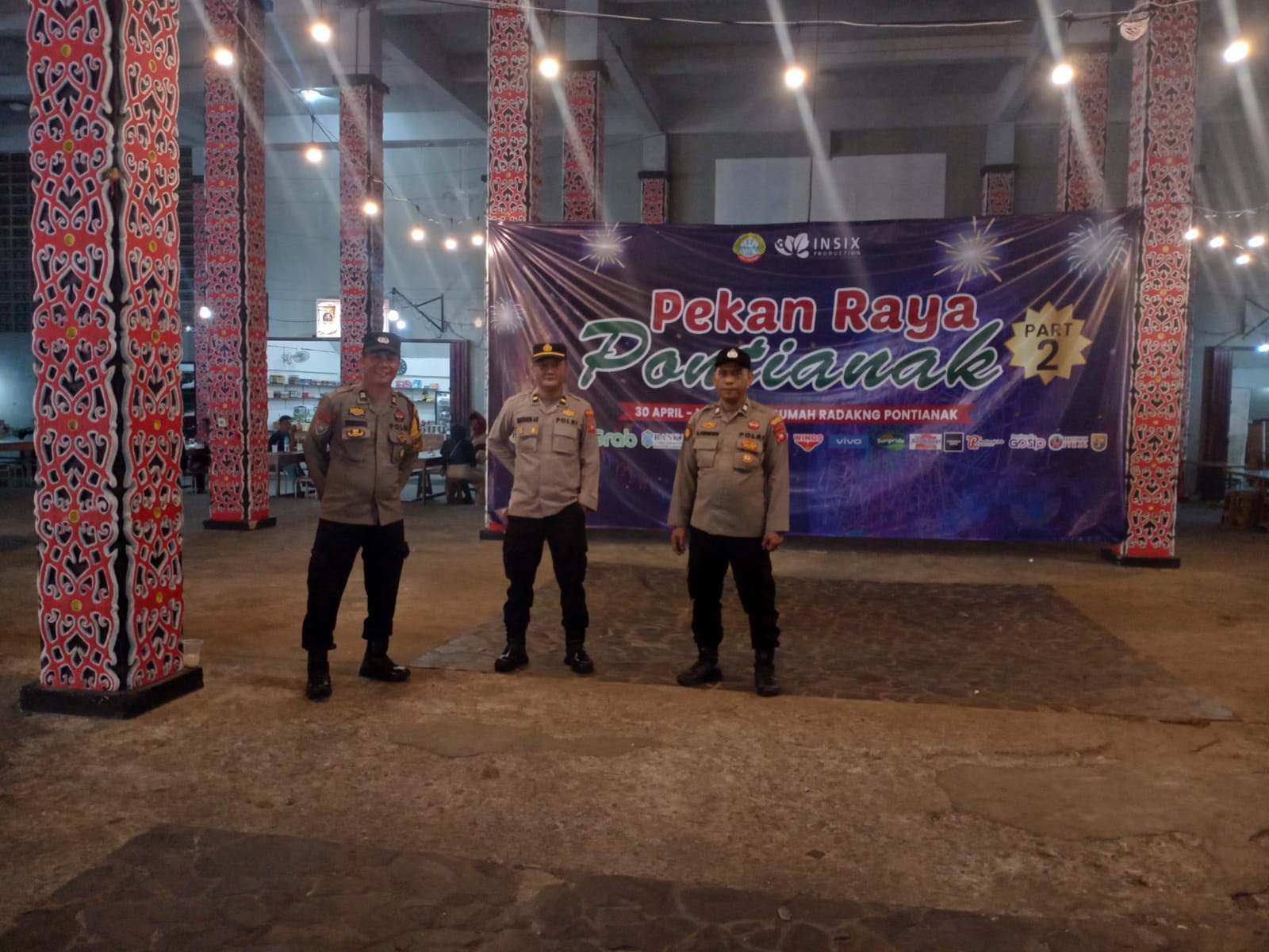 Polsek Pontianak Kota Amankan Pekan Raya Pontianak di Rumah Radakng