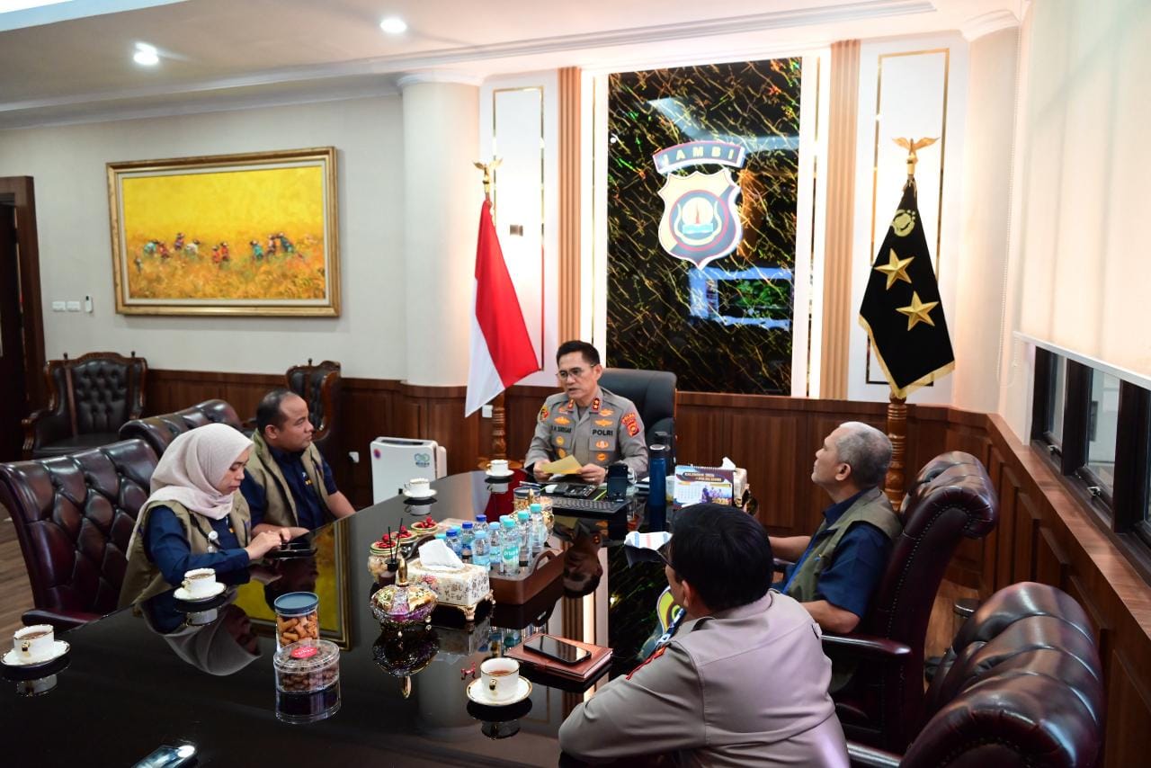 Polda Jambi dan Bulog Perkuat Sinergi Jaga Stabilitas Pangan dan Kamtibmas