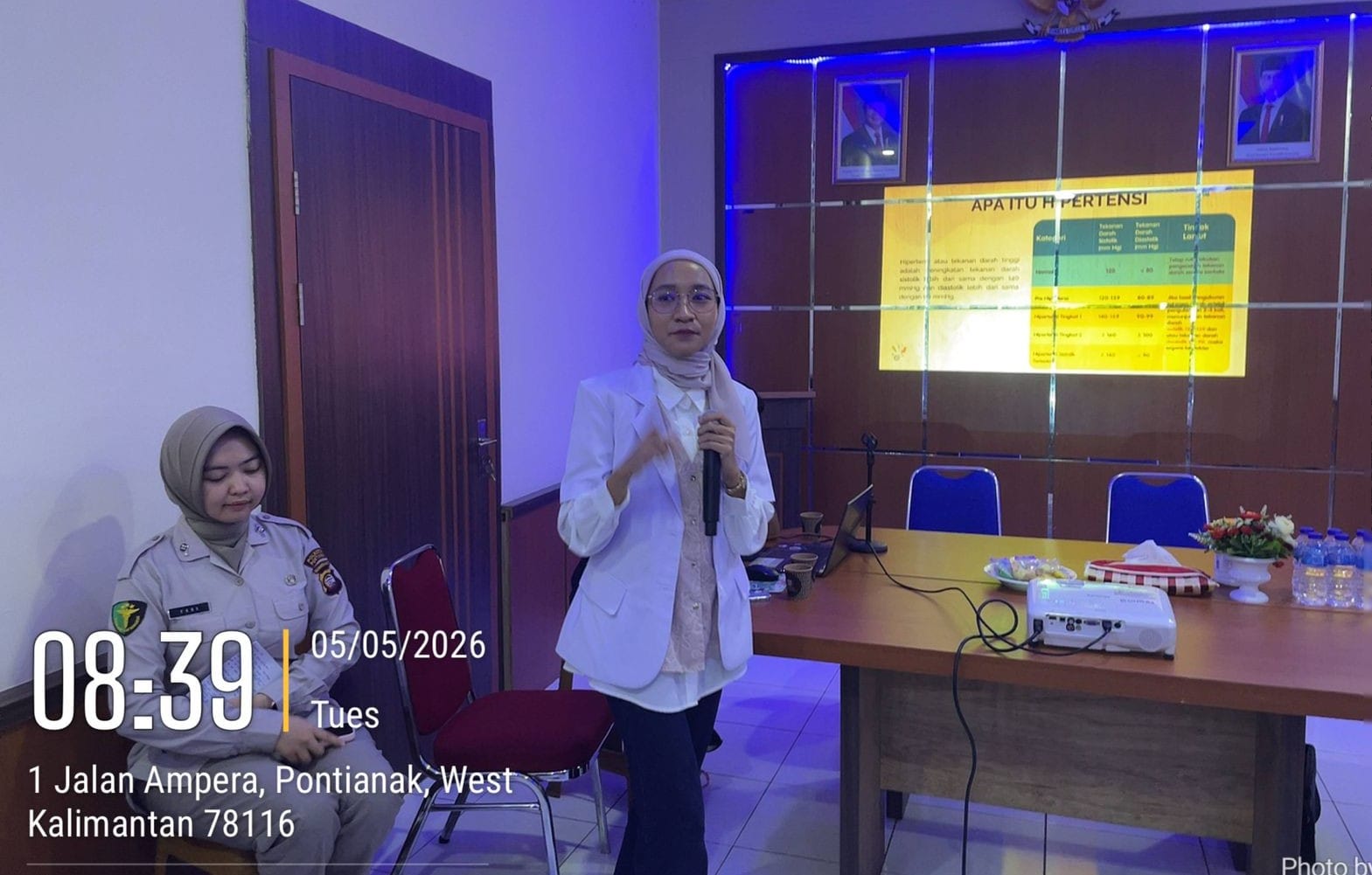 Penyuluhan Kesehatan: Sidokkes Polresta Pontianak Bahas Stroke dan Hipertensi untuk Personel dan Tahanan