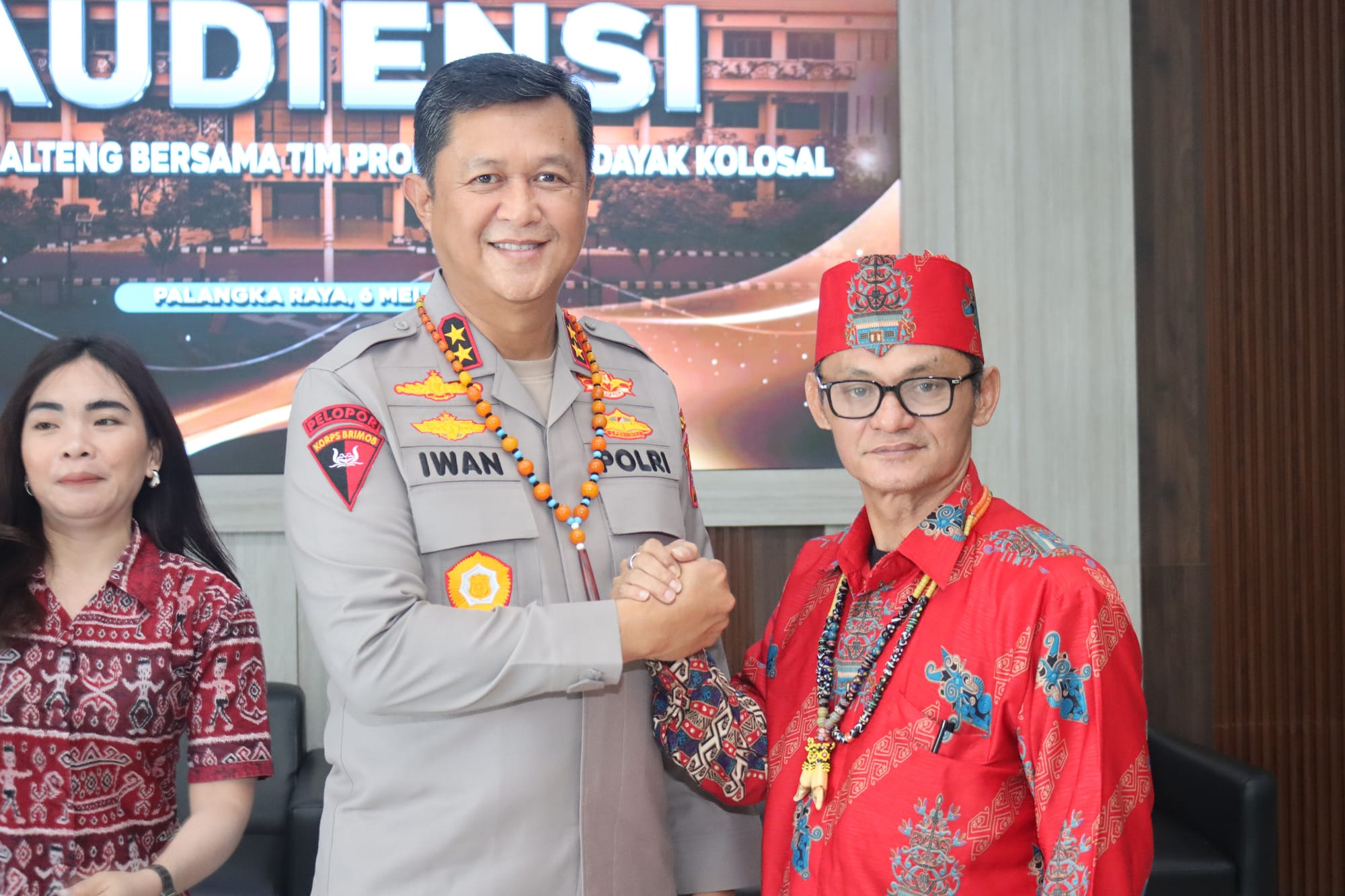 Kapolda Kalteng Dukung Pembuatan Film Kolosal Berjudul "Dayak"