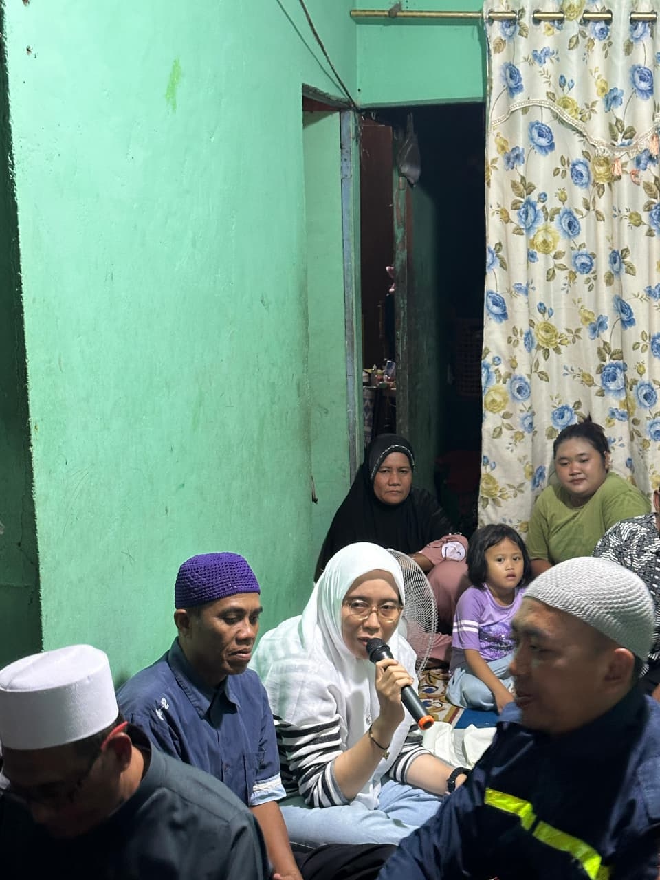 Hadiri Peremajaan RT, Bhabinkamtibmas Kelurahan Sei Beliung Sampaikan Himbauan Kamtibmas