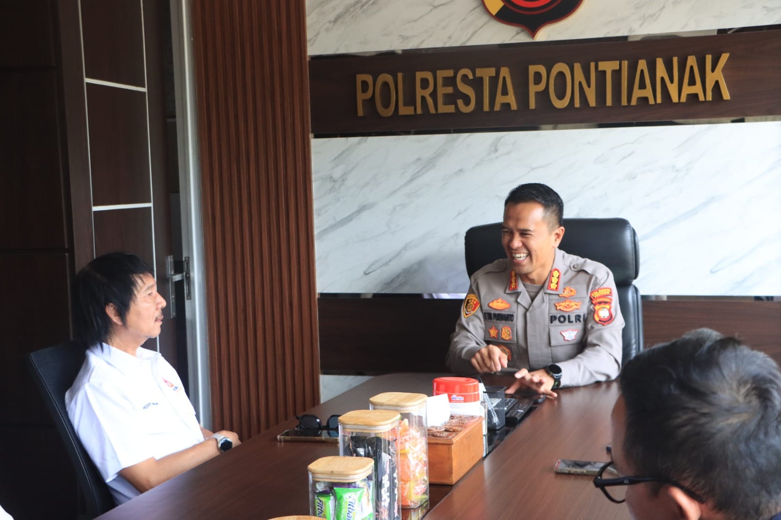 Audiensi dengan KONI Kota Pontianak, Kapolresta Bahas Dukungan Keamanan Agenda Olahraga