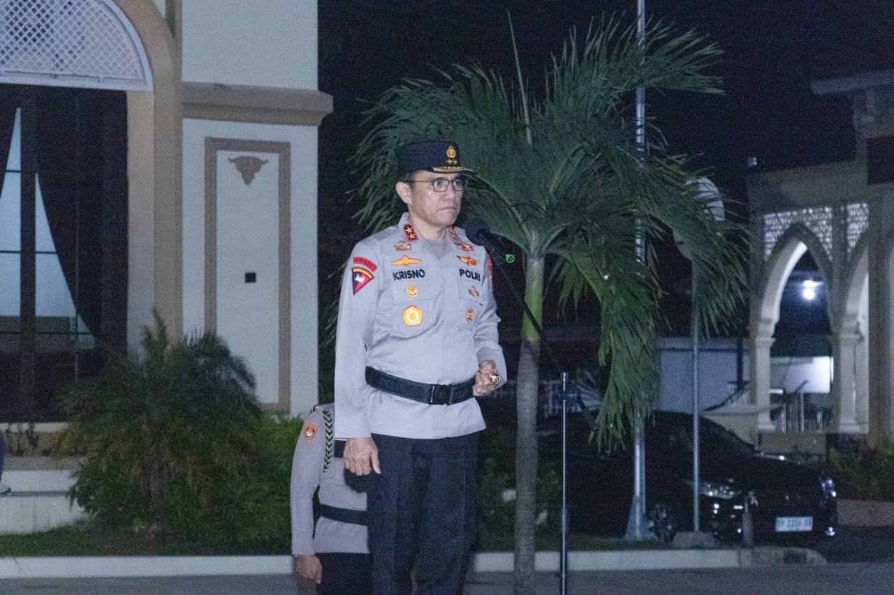 Kapolda Jambi Pimpin Apel Giat Patroli, Tegaskan Keamanan Kota Harus Dijaga Bersama
