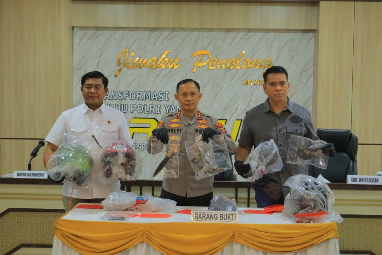 Polda Lampung Bongkar Kasus Curat Ranmor Penyebab Gugurnya Bripka Anumerta Arya Supena