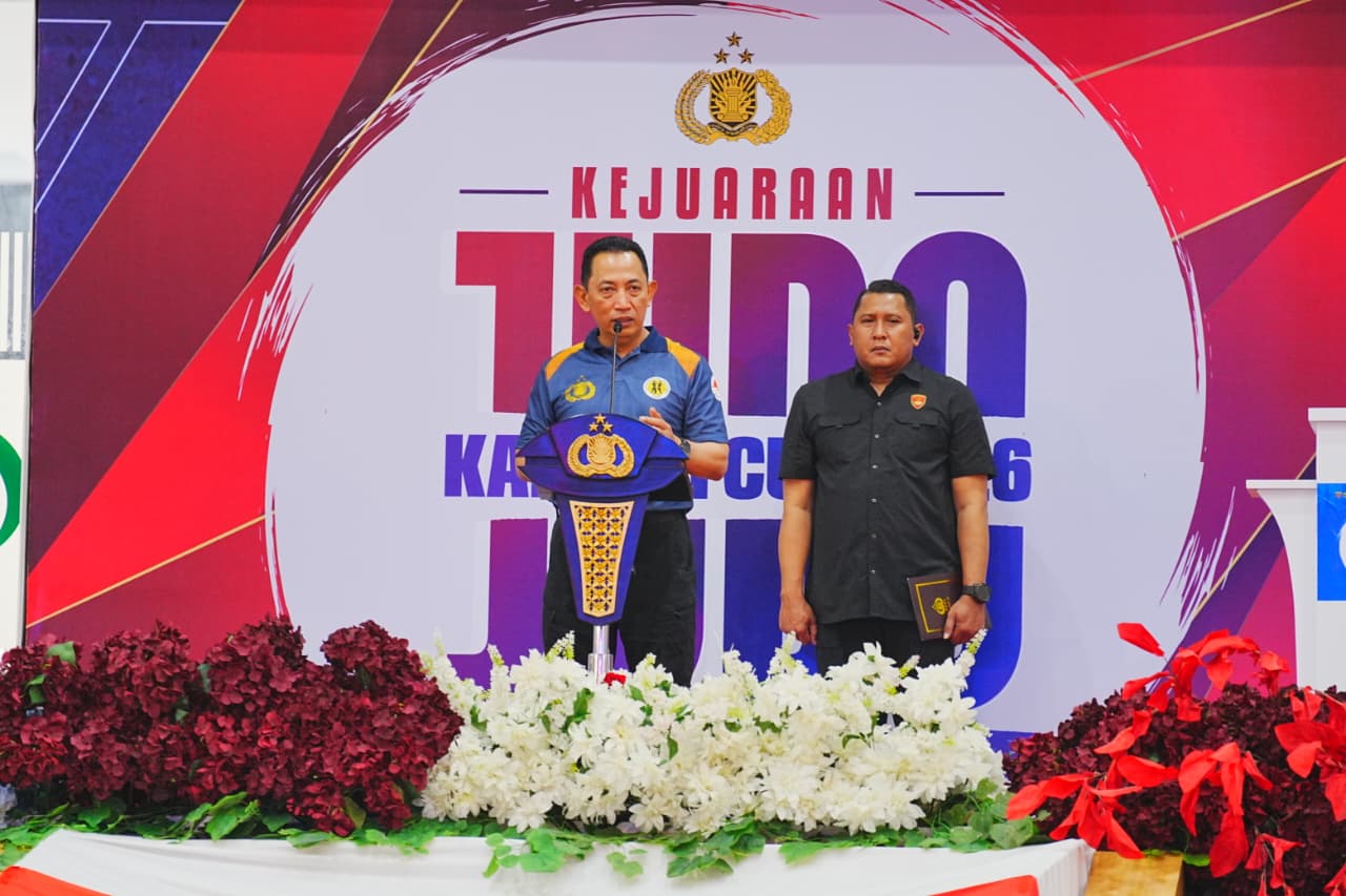 Judo Cup Resmi Dibuka Kapolri, Jadi Ajang Cetak Generasi Berkarakter dan Tangguh