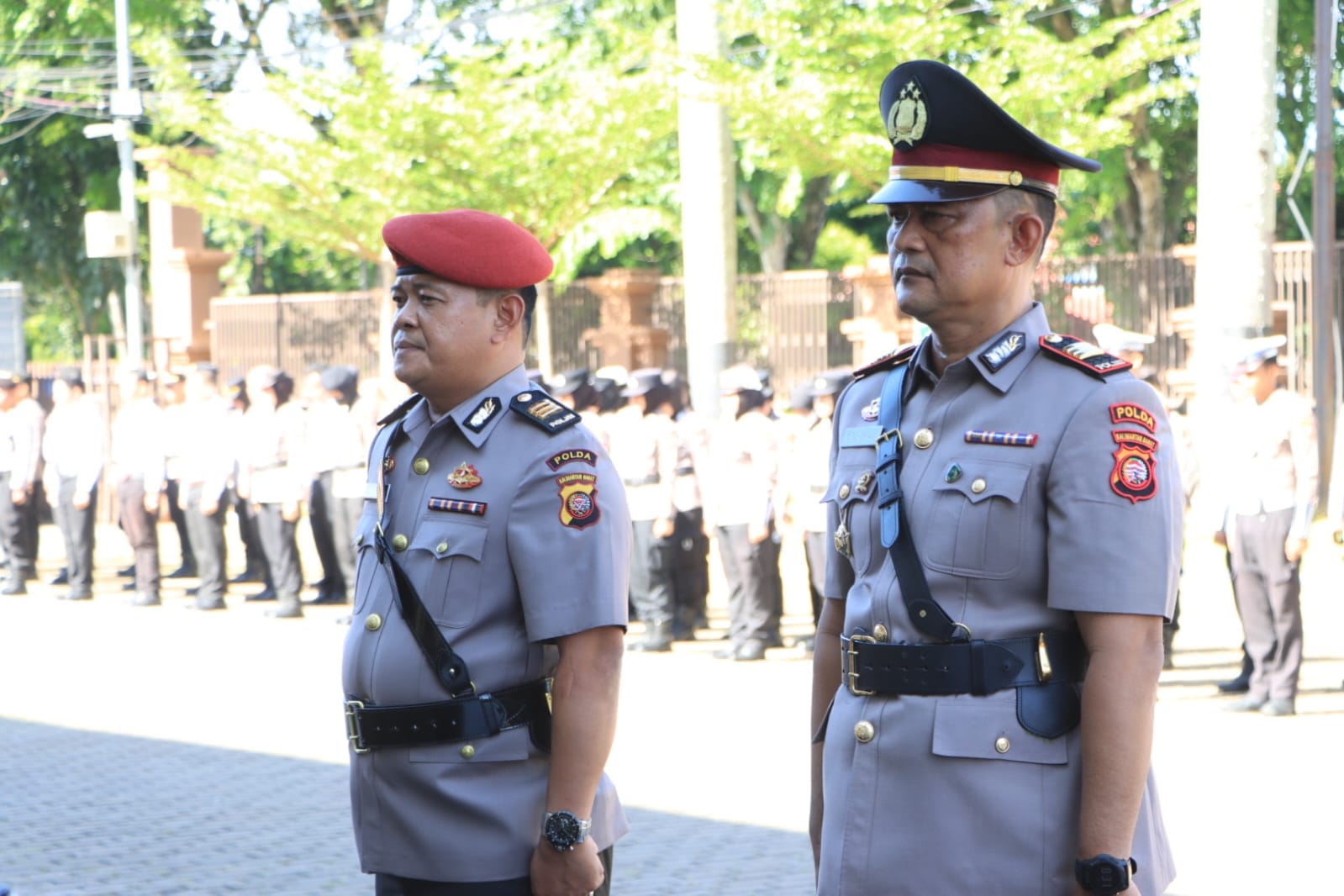 Kapolresta Pontianak Pimpin Sertijab Kapolsek Pontianak Timur di Mapolresta