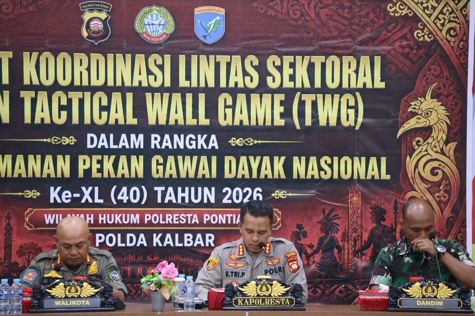 Tactical Wall Game Digelar, Polresta Pontianak Siap Amankan Pekan Gawai Dayak Ke-40