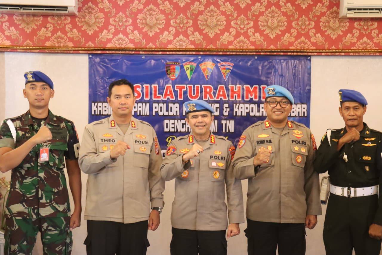 Kabidpropam Polda Kalteng Gelar Silaturahmi bersama POM TNI di Kobar, Perkuat Sinergitas Polri-TNI
