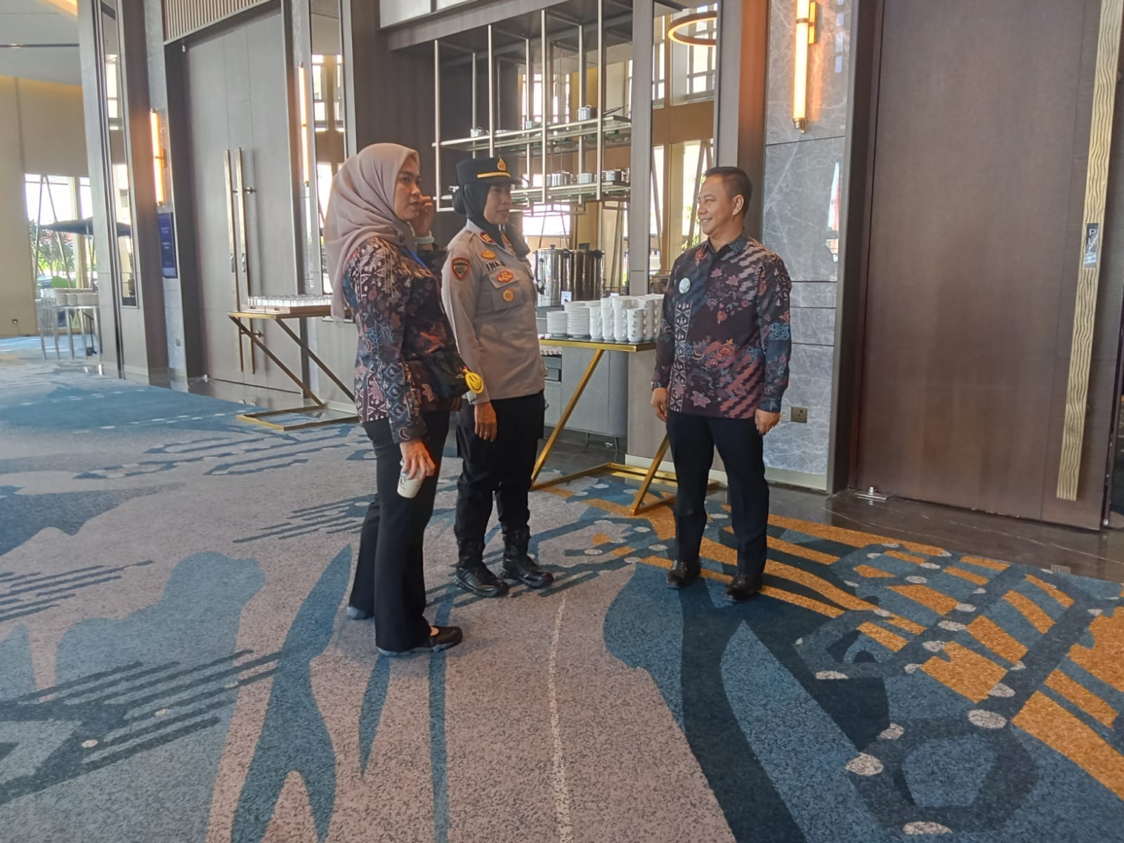 Pastikan Kegiatan APEKSI Berjalan Aman, Kapolsek Pontianak Selatan Pimpin Pengamanan di Novotel Pontianak