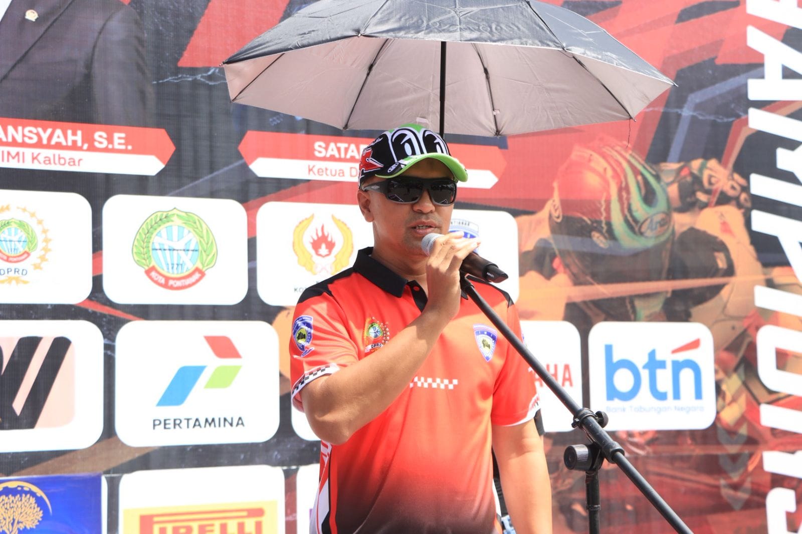 Kejurprov Balap Motor Seri 1 Kalbar 2026 Berlangsung Meriah, Kapolresta Pontianak Turut Hadir