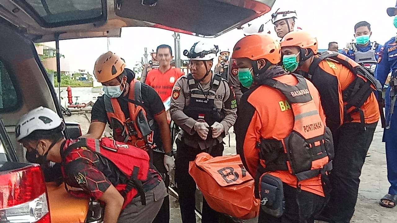 Kapolsek Pontianak Selatan Cek Proses Evakuasi dan Penanganan Jenazah Mr X