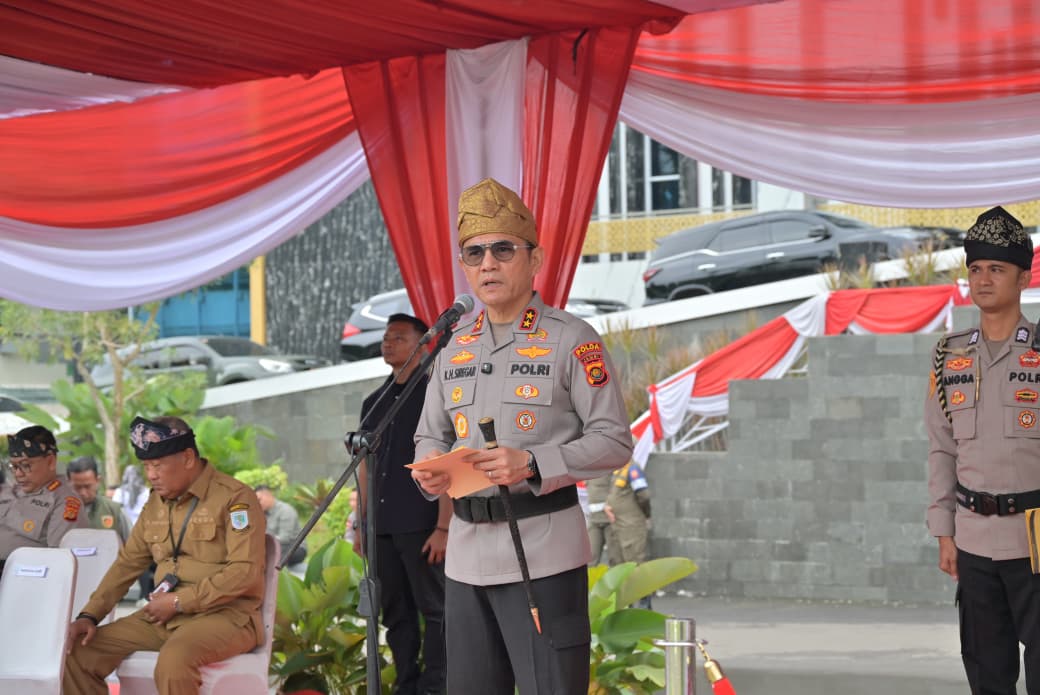 Apel Kebangsaan Sabuk Kamtibmas Digelar, Kapolda Jambi Ajak Semua Elemen Ciptakan Keamanan Kota