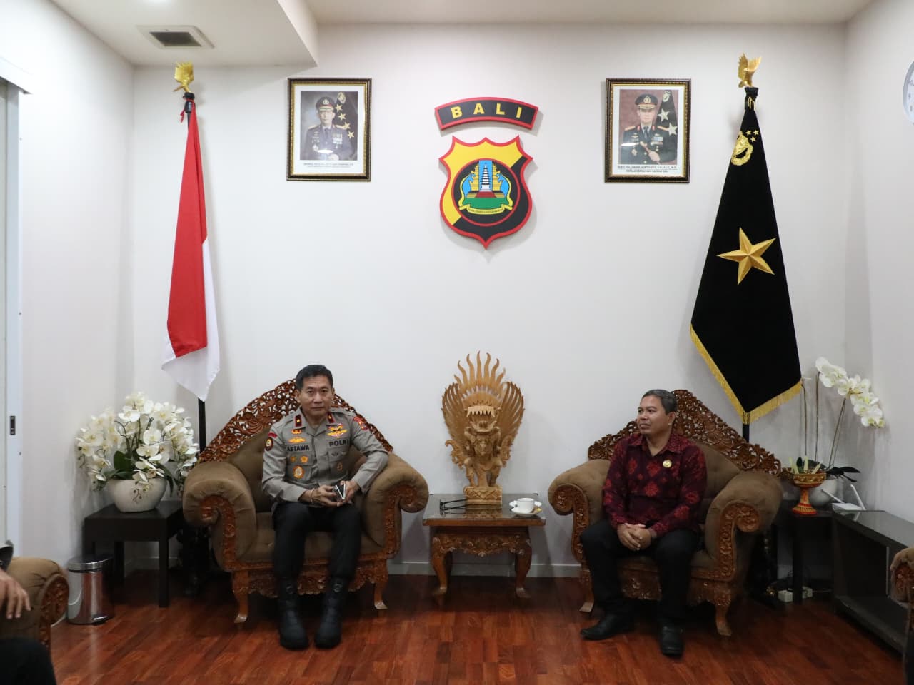 Wakapolda Bali Terima Audiensi Komisi Informasi, Perkuat Sinergitas Keterbukaan Informasi Publik