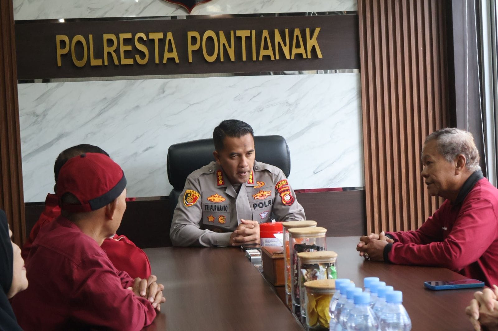 Kapolresta Pontianak Terima Audiensi Pengurus PENDAWA Kalbar