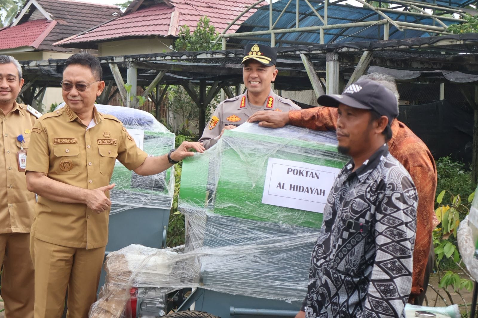 Kapolresta Pontianak Hadiri Gerakan Panen Jagung di BBIH Pontianak Utara
