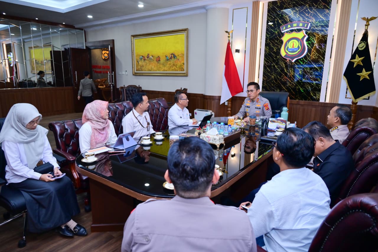 Perkuat Kolaborasi Strategis, Kapolda Jambi Siap Kawal Pelaksanaan Sensus Ekonomi 2026 Bersama BPS