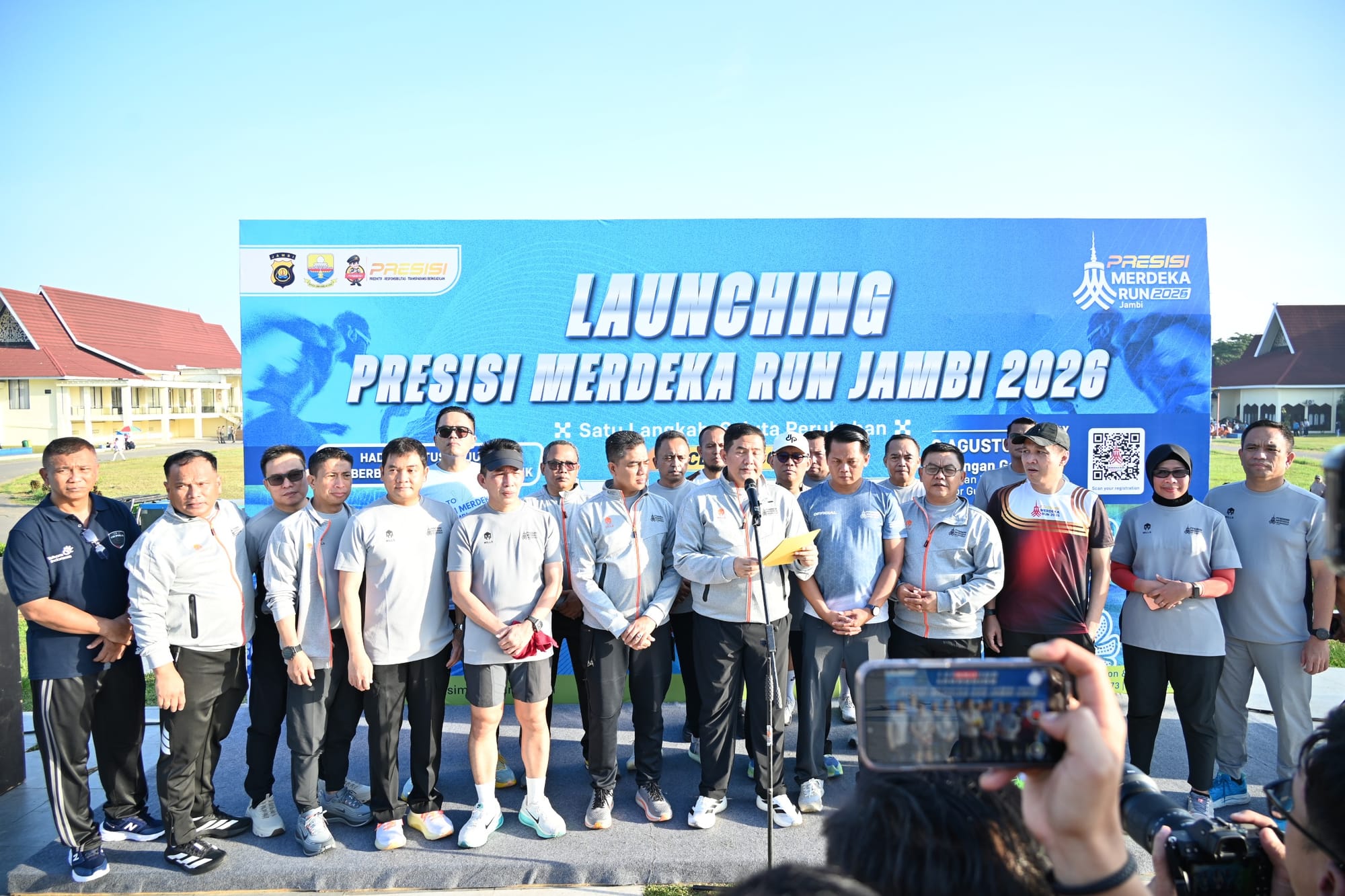 Presisi Merdeka Run Jambi 2026 Resmi Diluncurkan, Polda Jambi Ajak Masyarakat Hidup Sehat dan Bersatu