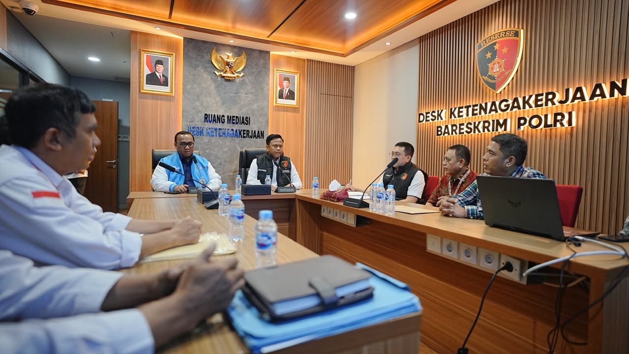 Mediasi Berhasil, Desk Ketenagakerjaan Polri Kawal Pemenuhan Hak 131 Pekerja Senilai Rp10 Miliar