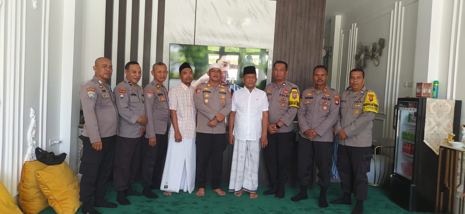Silaturahmi Kebangsaan, Kapolsek Pontianak Timur Pererat Hubungan dengan Tokoh Agama Kota Pontianak