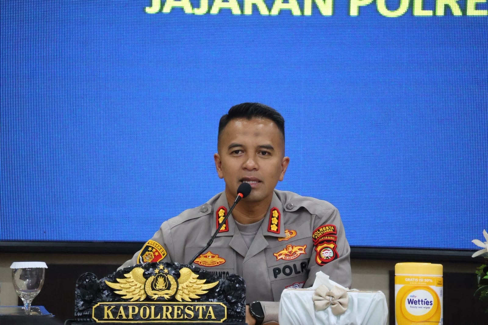 Cegah Praktik Pungli, Kapolresta Pontianak Ingatkan Anggota Jaga Integritas Saat Bertugas