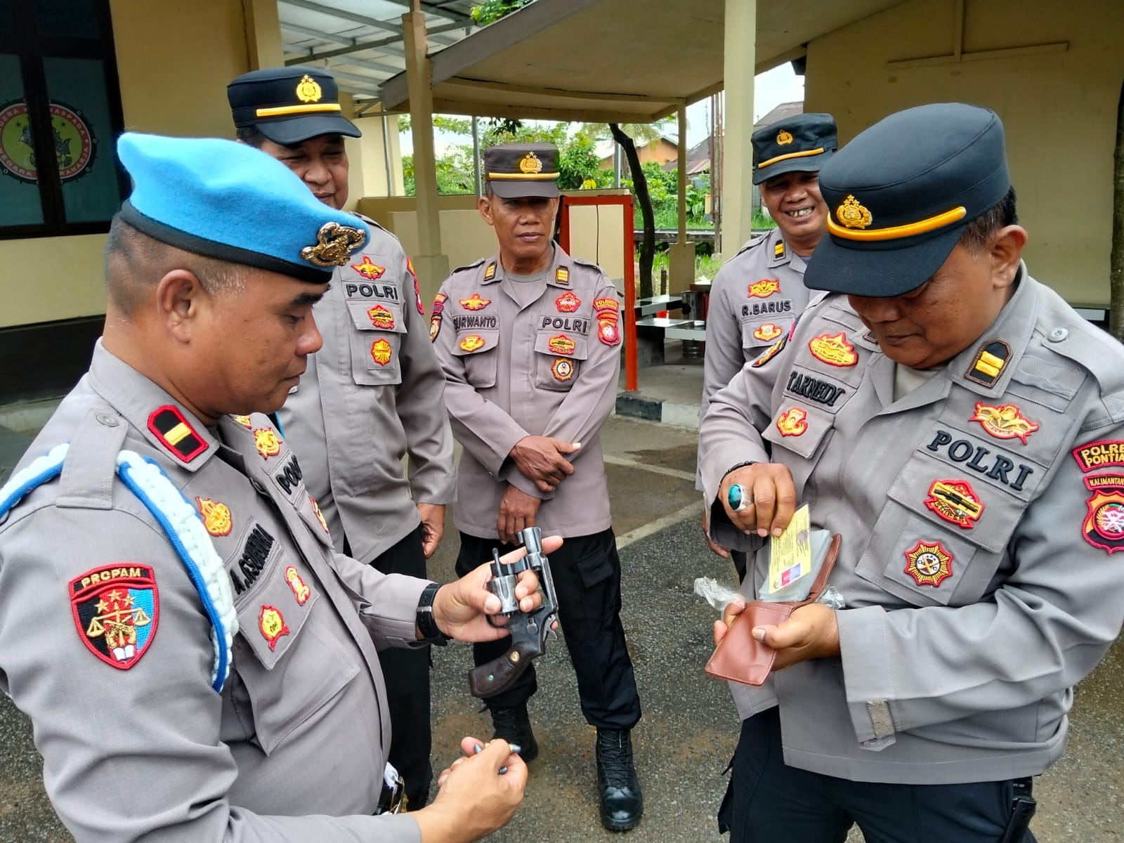 Perkuat Disiplin Anggota, Sie Propam Polresta Pontianak Gelar Gaktibplin di Polsek Jajaran